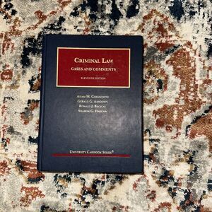 Criminal Law by Gerald Ashdown, Adam Gershowitz, Ronald Bacigal Used See Pics